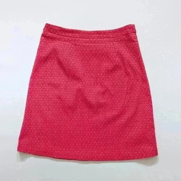 Margaret M Red Geometric Flower Print Size Small - Picture 2 of 4